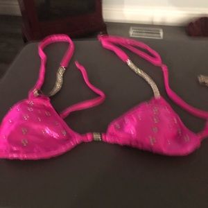Pink  beauty contest bikini